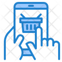 پیش‌نمایش فایل click-on-basket-4244102 از پک خرید آنلاین