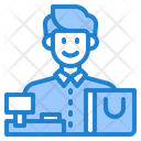 پیش‌نمایش فایل man-cashier-4244074 از پک خرید آنلاین