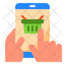 پیش‌نمایش فایل click-on-basket-4244202 از پک خرید آنلاین