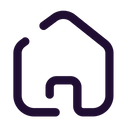 پیش‌نمایش فایل home-2456568 از پک آیکنلی – آیکن‌های ضروری