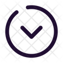 پیش‌نمایش فایل arrow-down-circle-3412181 از پک رابط کاربری