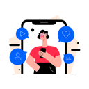 پیش‌نمایش فایل girl-using-social-media-4922763 از پک مگی