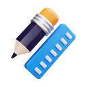 پیش‌نمایش فایل pencil-and-ruler-11936945 از پک چاپ
