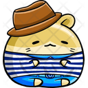 پیش‌نمایش فایل cute-hamster-wear-summer-outfit-6449247 از پک همستر بانمک