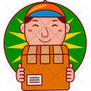 پیش‌نمایش فایل courier-boy-8563830 از پک شخصیت مرد کارگر