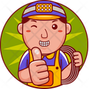 پیش‌نمایش فایل electrician-8563834 از پک شخصیت مرد کارگر