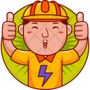 پیش‌نمایش فایل electrician-8563835 از پک شخصیت مرد کارگر