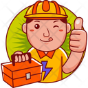 پیش‌نمایش فایل electrician-8563839 از پک شخصیت مرد کارگر
