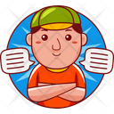 پیش‌نمایش فایل graphic-designer-8579235 از پک شخصیت مرد کارگر