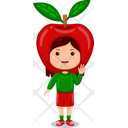 پیش‌نمایش فایل girl-kids-apple-character-9313641 از پک شخصیت میوه ای دختر بچه