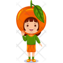 پیش‌نمایش فایل girl-kids-orange-character-9313650 از پک شخصیت میوه ای دختر بچه