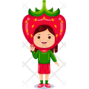 پیش‌نمایش فایل girl-kids-strawberry-character-9313655 از پک شخصیت میوه ای دختر بچه