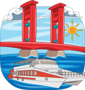 پیش‌نمایش فایل ampera-bridge-6263235 از پک سفر اندونزی