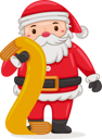 پیش‌نمایش فایل santa-claus-with-gift-list-7210309 از پک بابا نوئل