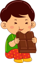 پیش‌نمایش فایل boy-eating-chocolate-9069586 از پک پسر در حال خوردن
