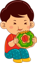 پیش‌نمایش فایل boy-eating-donut-9069589 از پک پسر در حال خوردن