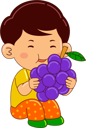 پیش‌نمایش فایل boy-eating-grape-9080506 از پک پسر در حال خوردن