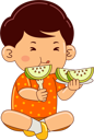 پیش‌نمایش فایل boy-eating-guava-9080507 از پک پسر در حال خوردن