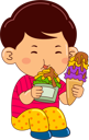 پیش‌نمایش فایل boy-eating-ice-cream-9069593 از پک پسر در حال خوردن