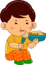 پیش‌نمایش فایل boy-eating-meet-ball-9069595 از پک پسر در حال خوردن