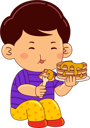 پیش‌نمایش فایل boy-eating-pancake-9069596 از پک پسر در حال خوردن