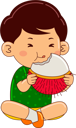 پیش‌نمایش فایل boy-eating-rambutan-9080520 از پک پسر در حال خوردن