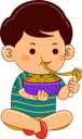 پیش‌نمایش فایل boy-eating-spaghetti-9069601 از پک پسر در حال خوردن