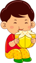 پیش‌نمایش فایل boy-eating-star-fruit-9080524 از پک پسر در حال خوردن