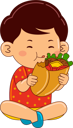 پیش‌نمایش فایل boy-eating-wrap-9069605 از پک پسر در حال خوردن