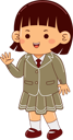 پیش‌نمایش فایل girl-in-school-dress-9069637 از پک کودکان در لباس مدرسه