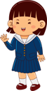 پیش‌نمایش فایل girl-kid-in-school-9069636 از پک کودکان در لباس مدرسه