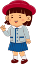 پیش‌نمایش فایل girl-student-in-uniform-9069642 از پک کودکان در لباس مدرسه