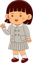 پیش‌نمایش فایل little-girl-student-9069630 از پک کودکان در لباس مدرسه