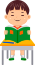 پیش‌نمایش فایل boy-holding-book-and-reading-9080764 از پک پسر بچه‌ها بازگشته به مدرسه