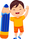 پیش‌نمایش فایل boy-kid-with-pencil-9080783 از پک پسر بچه‌ها بازگشته به مدرسه