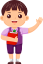 پیش‌نمایش فایل boy-kids-with-book-9080780 از پک پسر بچه‌ها بازگشته به مدرسه