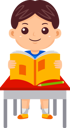 پیش‌نمایش فایل boy-reading-book-9080765 از پک پسر بچه‌ها بازگشته به مدرسه