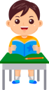پیش‌نمایش فایل little-boy-reading-book-9080763 از پک پسر بچه‌ها بازگشته به مدرسه