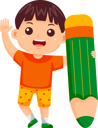 پیش‌نمایش فایل little-boy-with-pencil-9080784 از پک پسر بچه‌ها بازگشته به مدرسه