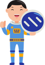 پیش‌نمایش فایل astronaut-9175925 از پک شغل مرد بانمک