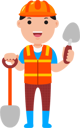 پیش‌نمایش فایل construction-worker-9175926 از پک شغل مرد بانمک