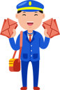 پیش‌نمایش فایل postman-9175954 از پک شغل مرد بانمک