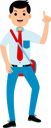 پیش‌نمایش فایل boy-student-raising-one-finger-9318692 از پک دانش آموز با یونیفرم