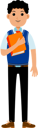 پیش‌نمایش فایل boy-with-book-reading-hobby-9318664 از پک دانش آموز با یونیفرم