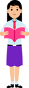 پیش‌نمایش فایل female-student-holding-book-9318681 از پک دانش آموز با یونیفرم