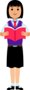 پیش‌نمایش فایل female-student-holding-book-9318683 از پک دانش آموز با یونیفرم