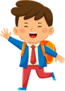 پیش‌نمایش فایل boy-going-to-school-9317164 از پک فعالیت روزانه کودکان