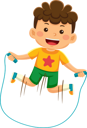 پیش‌نمایش فایل boy-jumping-rope-9318252 از پک فعالیت روزانه کودکان