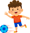 پیش‌نمایش فایل boy-playing-football-9317278 از پک فعالیت روزانه کودکان