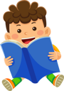 پیش‌نمایش فایل boy-reading-book-9317139 از پک فعالیت روزانه کودکان